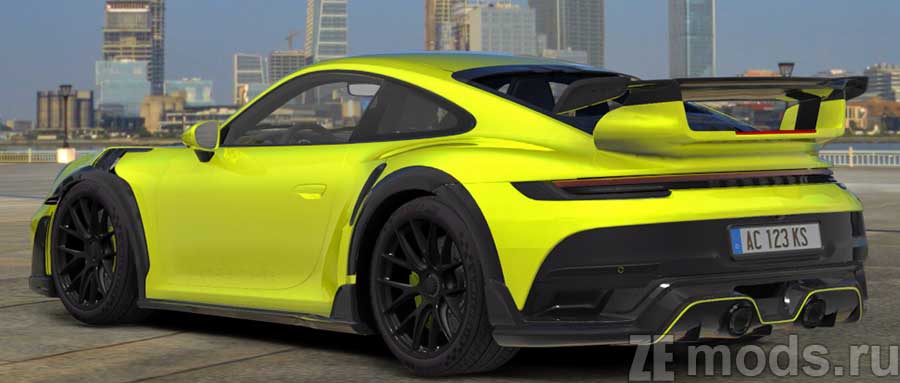 Porsche 992 TECHART GTstreet R mod for Assetto Corsa