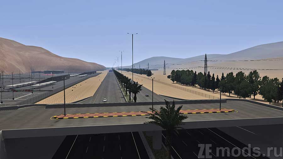 "Saudi Arabia streets" map mod for Assetto Corsa