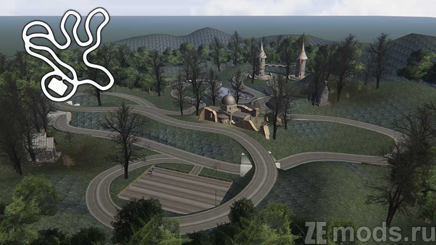 "Tower Park" map for Assetto Corsa