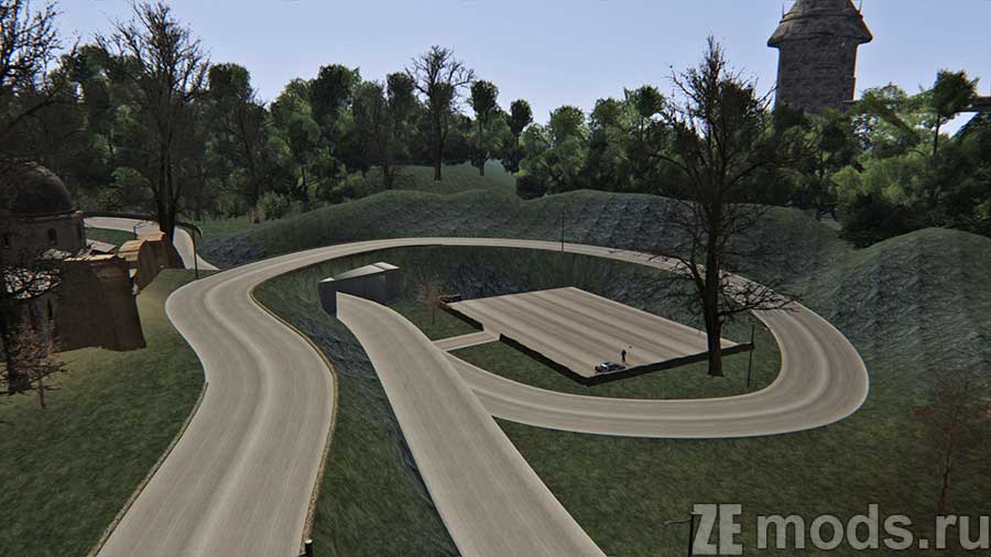 "Tower Park" map mod for Assetto Corsa