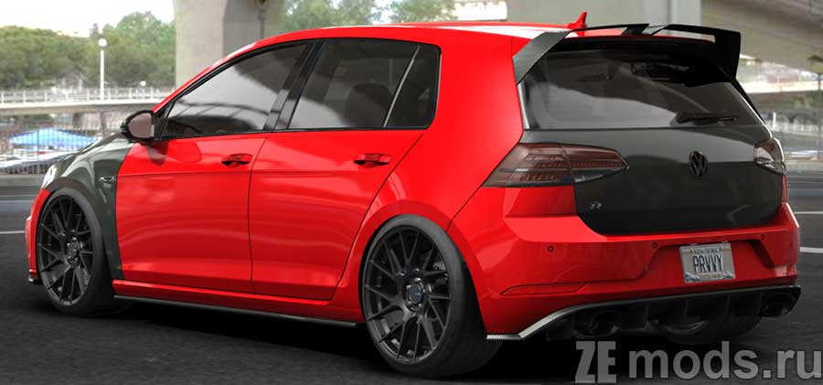 Volkswagen Golf R 7.5 Prvvy mod for Assetto Corsa