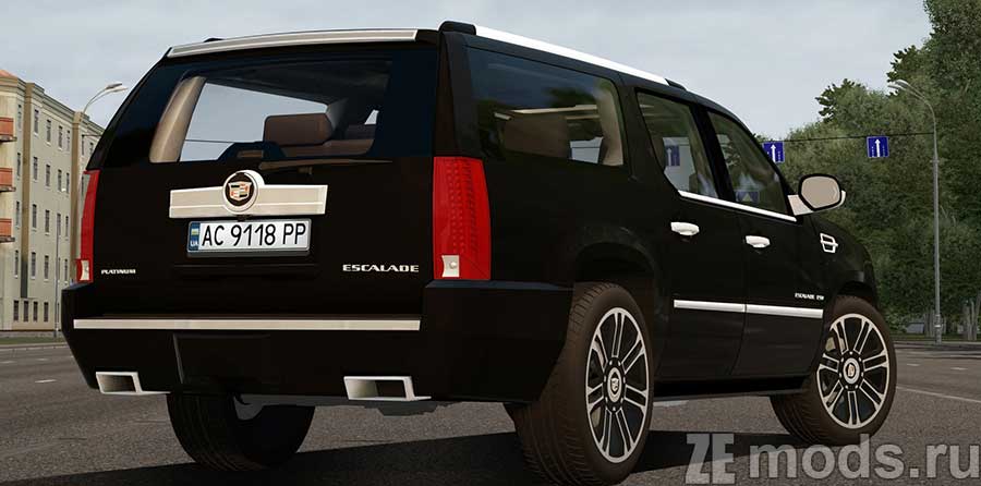 Cadillac Escalade ESV Platinum mod for City Car Driving 1.5.9.2