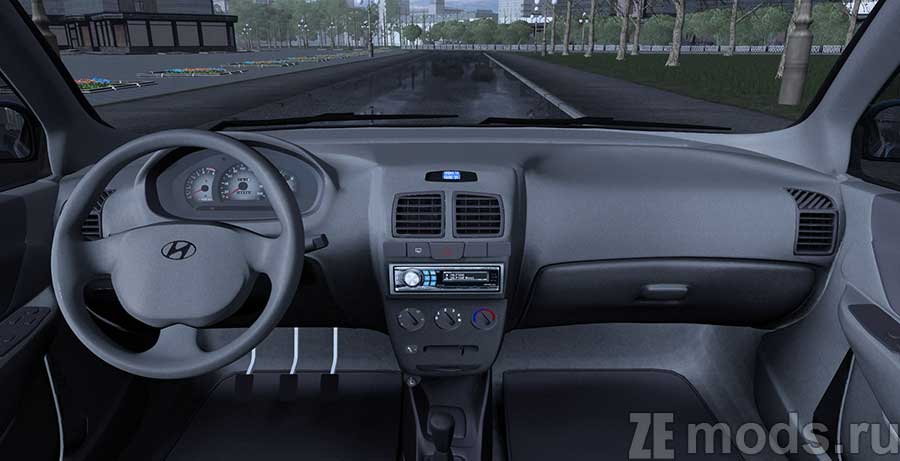 Hyundai Accent mod for City Car Driving 1.5.9.2