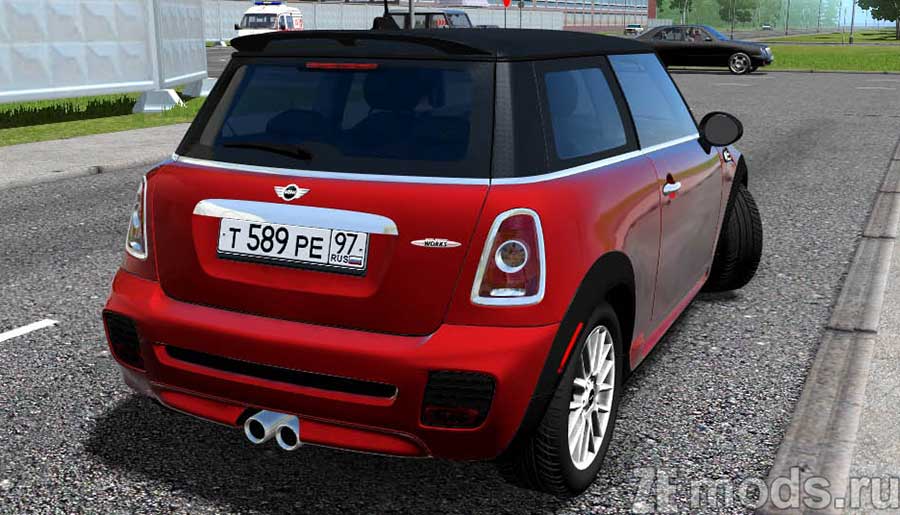 MINI John Cooper Works mod for City Car Driving 1.5.9.2