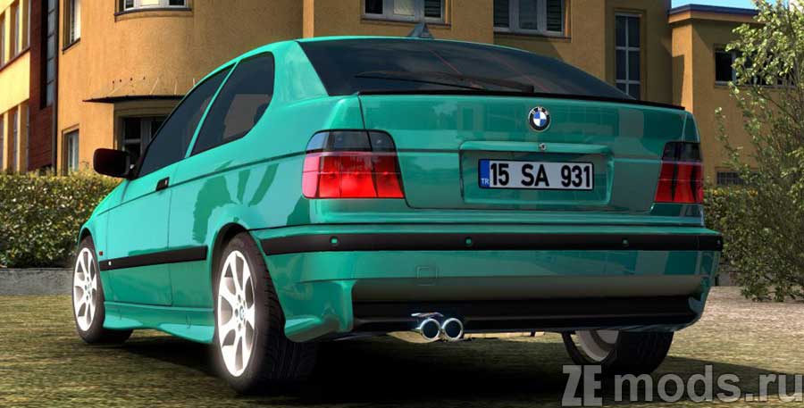 BMW E36 Compact mod for Euro Truck Simulator 2