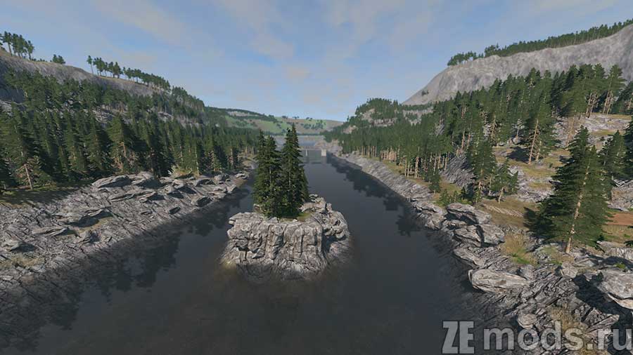 "Glacier View" map for BeamNG.drive