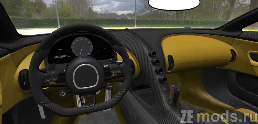 Bugatti Mistral mod for Assetto Corsa