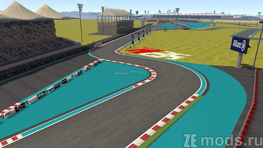 "DCGP Yas Marina 2023" map mod for Assetto Corsa