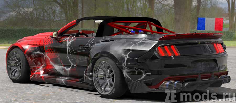 Ford Mustang Cab IDS mod for Assetto Corsa