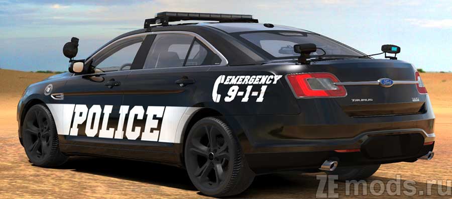 Ford Taurus Police Patrol mod for Assetto Corsa