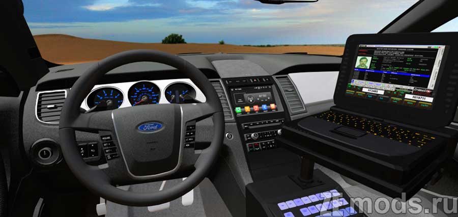 Ford Taurus Police Patrol mod for Assetto Corsa