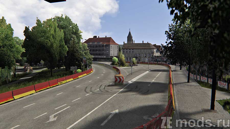 "Haguenau" map mod for Assetto Corsa