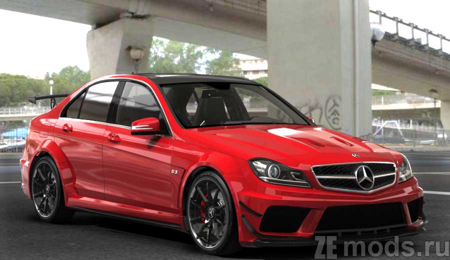 Mercedes-Benz C63 AMG Black Series (Sedan) for Assetto Corsa