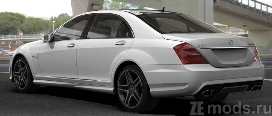 Mercedes-Benz S65 AMG mod for Assetto Corsa