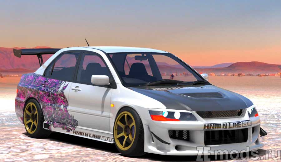 Mitsubishi Evolution IX KNM N Line for Assetto Corsa