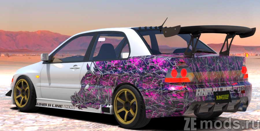 Mitsubishi Evolution IX KNM N Line mod for Assetto Corsa