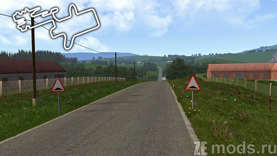 "Mount Stenth" map for Assetto Corsa