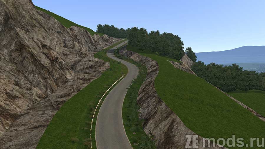 "Mount Stenth" map mod for Assetto Corsa