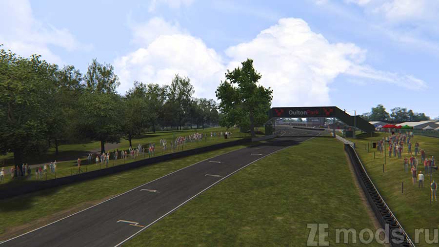 "Oulton Park" map mod for Assetto Corsa