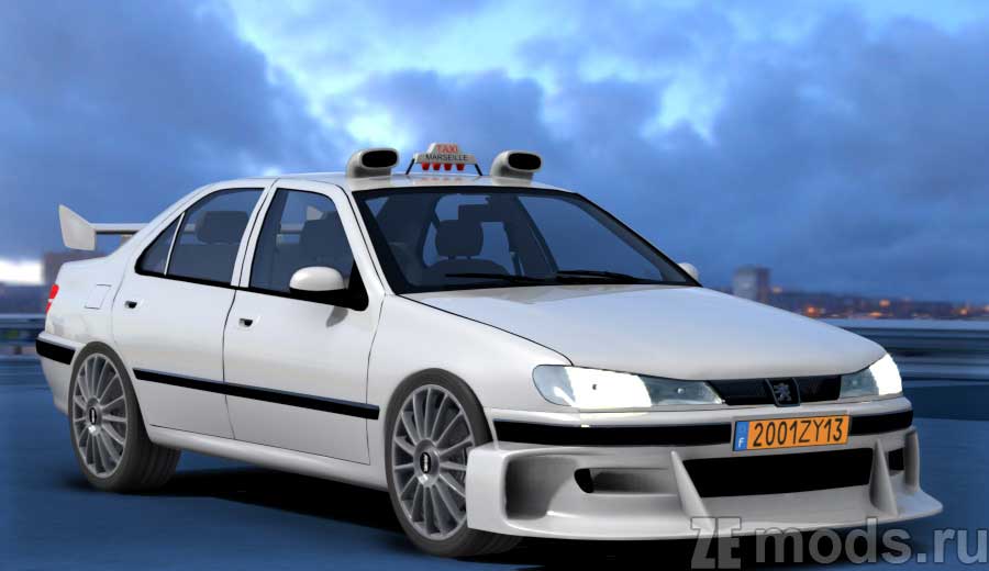 Peugeot 406 V6 Taxi 2 for Assetto Corsa