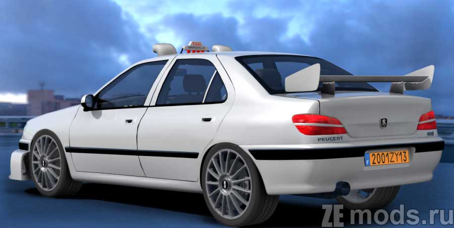 Peugeot 406 V6 Taxi 2 mod for Assetto Corsa