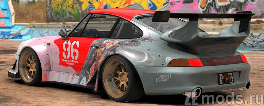 Porsche 911 993 RWB (1997) mod for Assetto Corsa