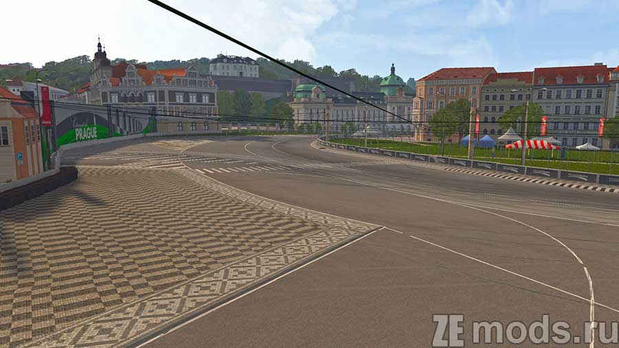 "Prague" map mod for Assetto Corsa