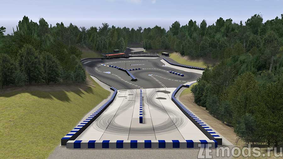 "Speedway Hiroshima Circuit" map mod for Assetto Corsa