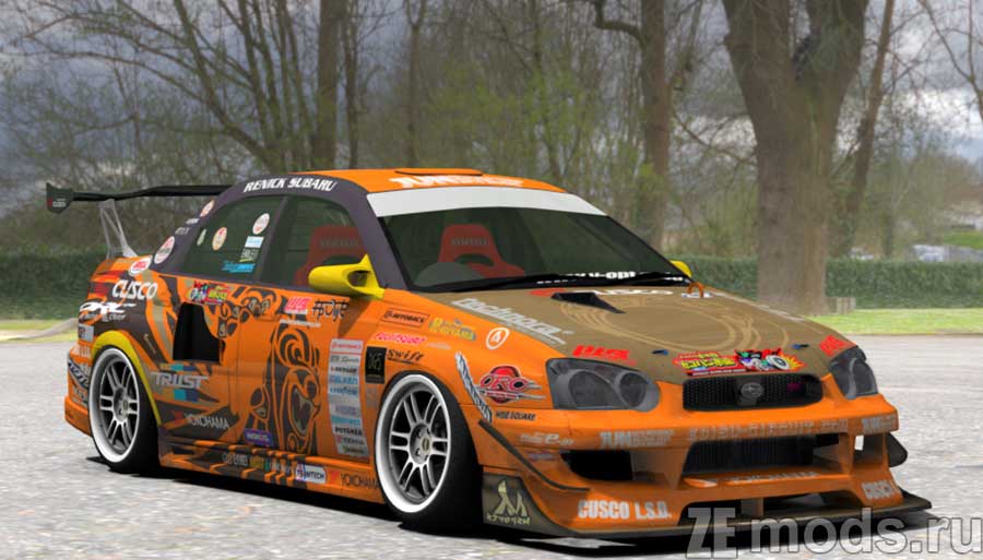 Subaru Impreza WRX STi D1GP Yukes for Assetto Corsa