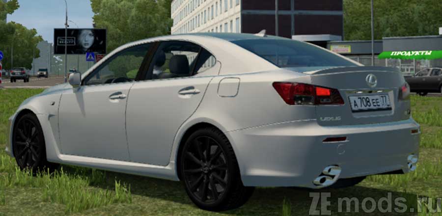 Lexus IS-F mod for City Car Driving 1.5.9.2