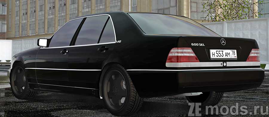 Mercedes-Benz s-class 600SEL W140 mod for City Car Driving 1.5.9.2