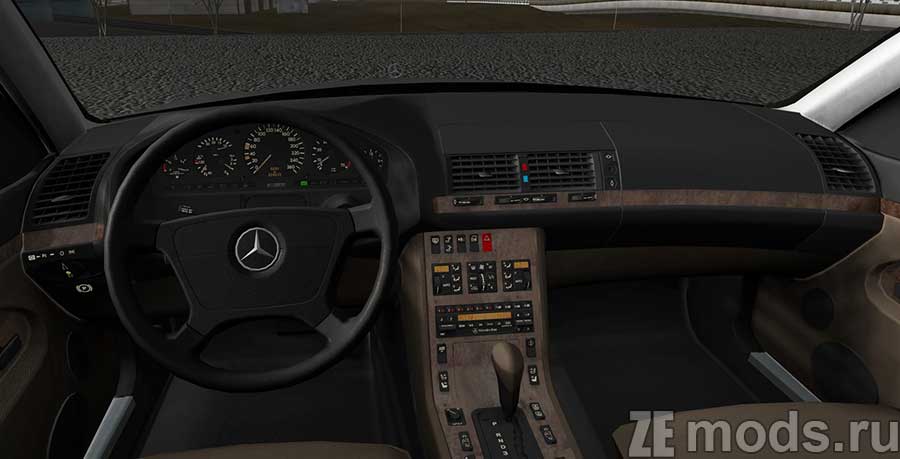 Mercedes-Benz s-class 600SEL W140 mod for City Car Driving 1.5.9.2