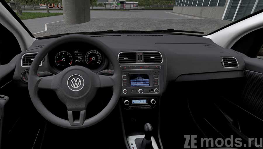 Volkswagen Polo 2010 1.6i mod for City Car Driving 1.5.9.2