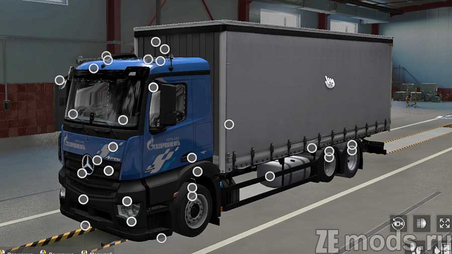 Mercedes-Benz Antos ’12 mod for Euro Truck Simulator 2