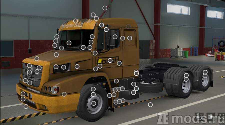 Mercedes-Benz Atron 1635 mod for Euro Truck Simulator 2