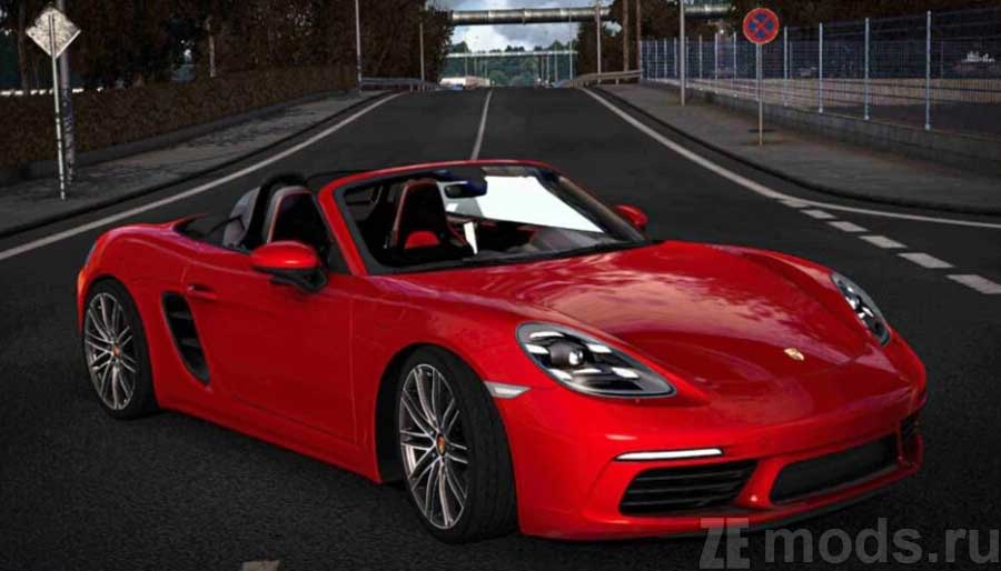 Porsche 718 Boxster S for Euro Truck Simulator 2 (1.46)