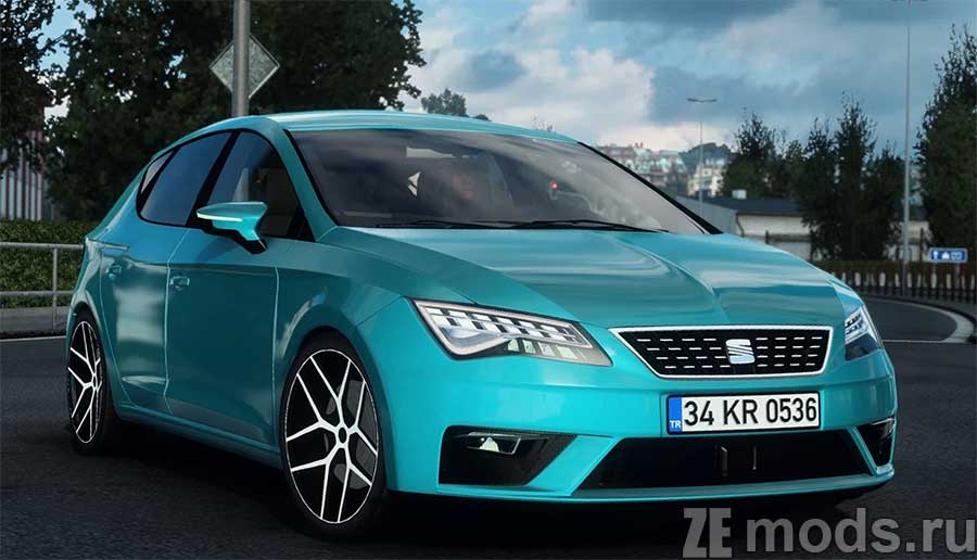 SEAT Leon for Euro Truck Simulator 2 (1.47)