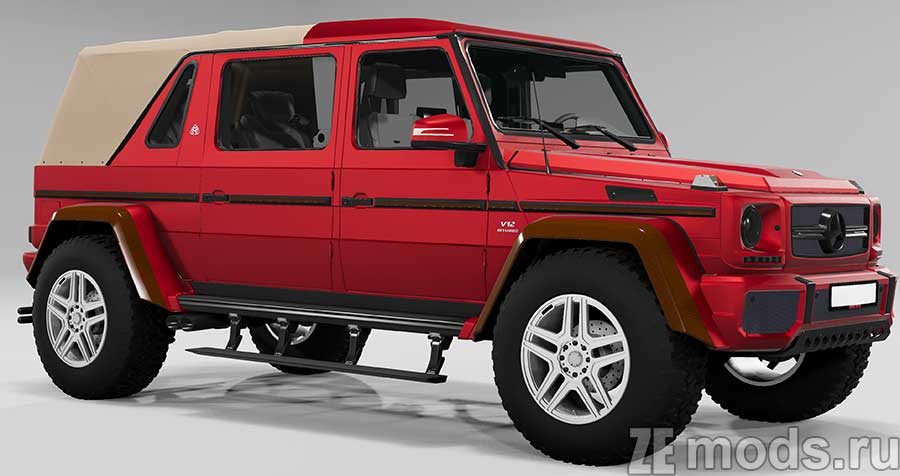 Mercedes-Benz G650 Landaulet mod for BeamNG.drive